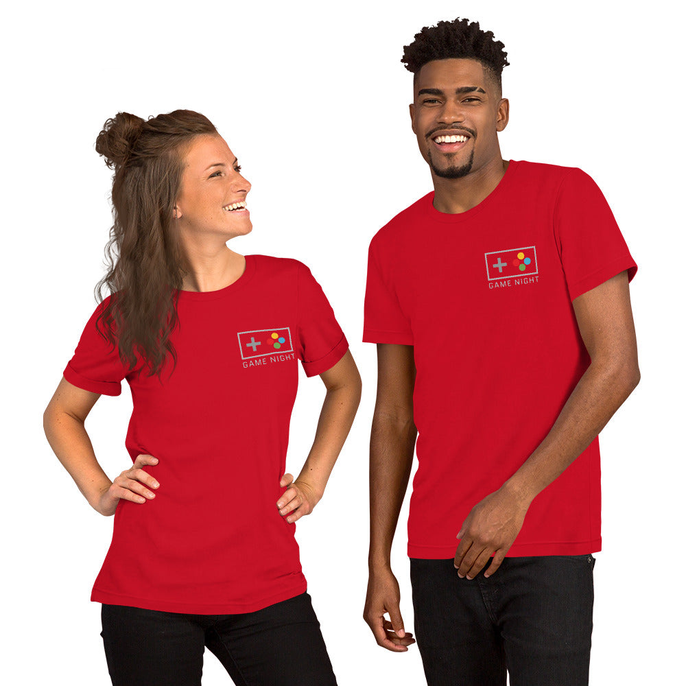 Camiseta Unisex "Game Night" – Suavidad, Comodidad y Estilo Gamer en Varios Colores