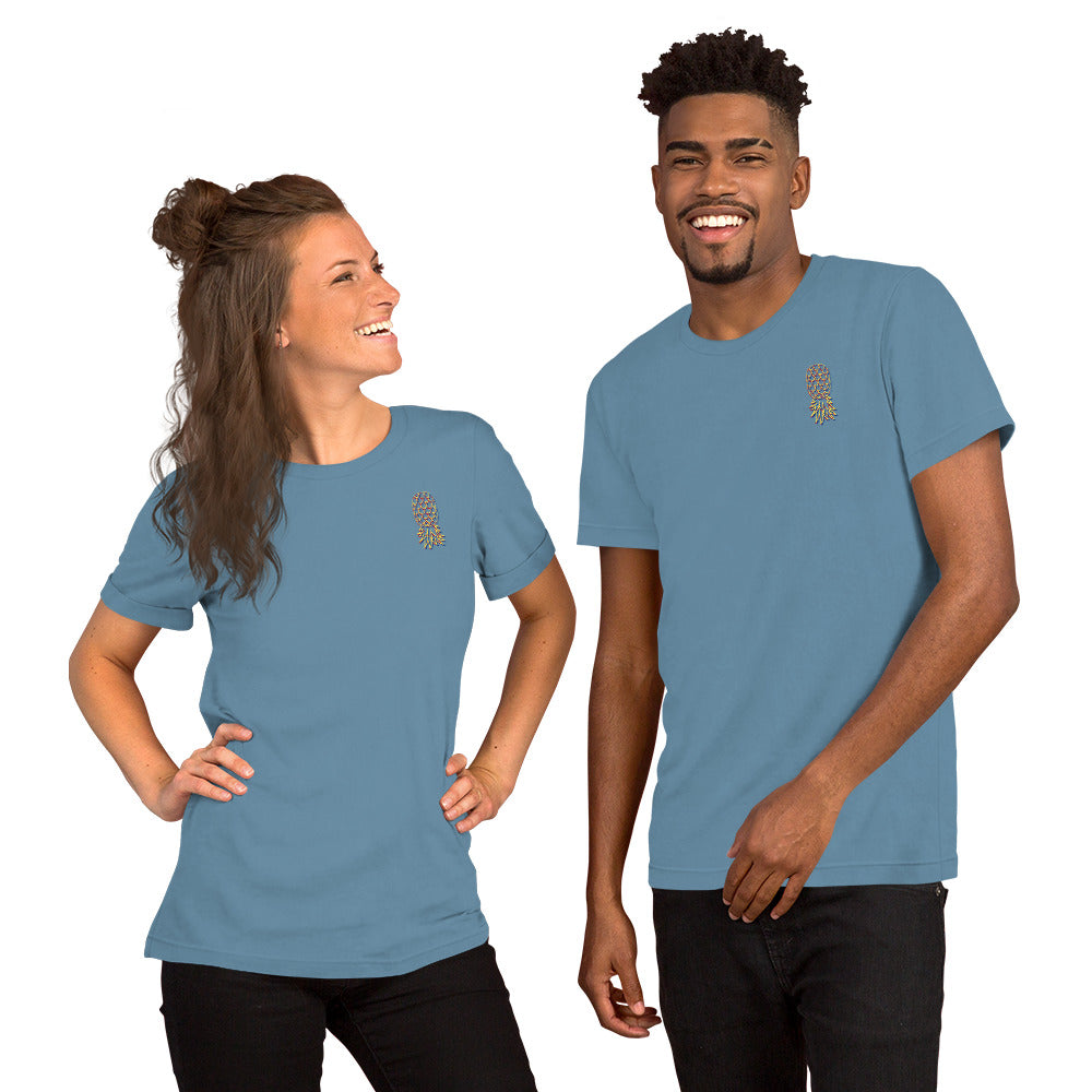 Camiseta unisex  Piña invertida - Símbolo de amor para tí