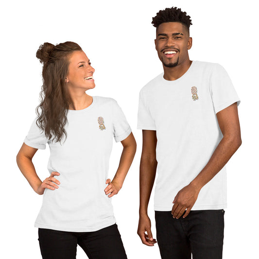 Camiseta unisex  Piña invertida - Símbolo de amor para tí