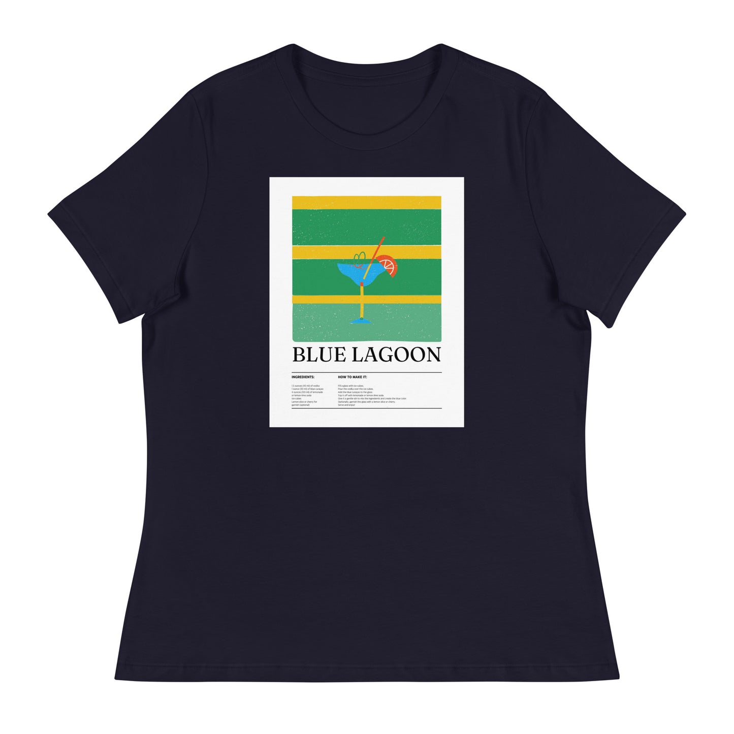 'Azure Bliss' T-shirt – Blue Lagoon Edition
