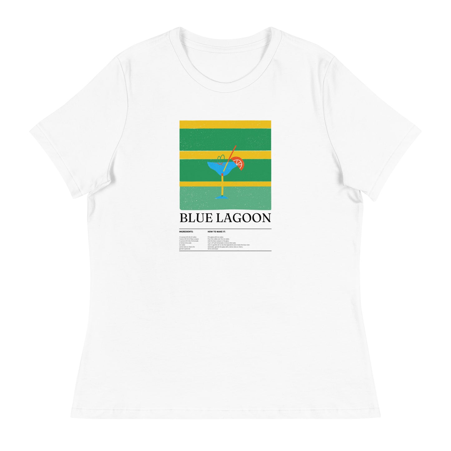 'Azure Bliss' T-shirt – Blue Lagoon Edition